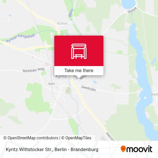 Карта Kyritz Wittstocker Str.
