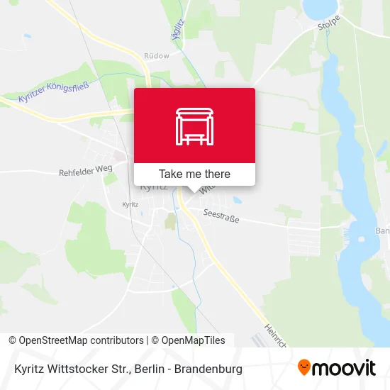 Kyritz Wittstocker Str. map