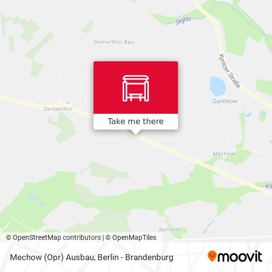 Mechow (Opr) Ausbau map
