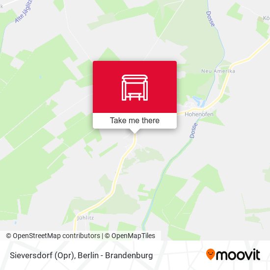 Sieversdorf (Opr) map
