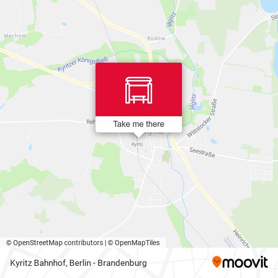 Kyritz Bahnhof map