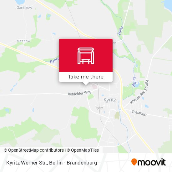 Kyritz Werner Str. map