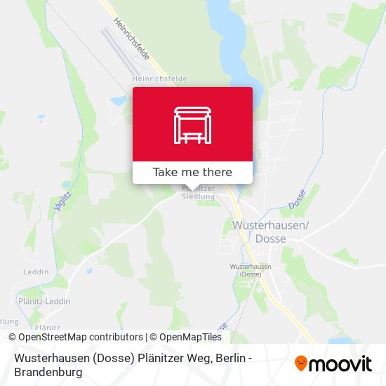 Wusterhausen (Dosse) Plänitzer Weg map