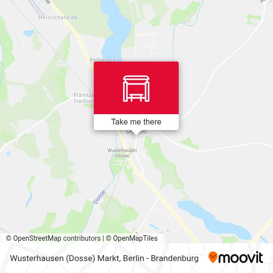 Wusterhausen (Dosse) Markt map