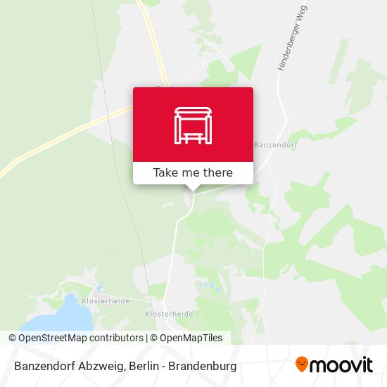 Banzendorf Abzweig map