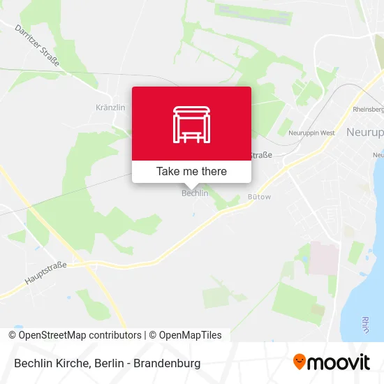 Карта Bechlin Kirche