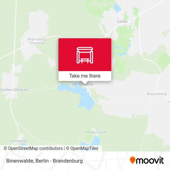 Binenwalde map