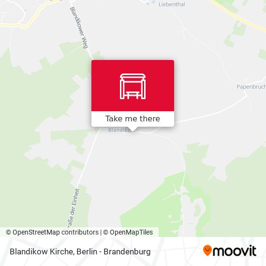 Blandikow Kirche map