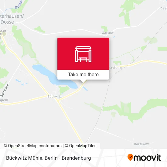 Bückwitz Mühle map