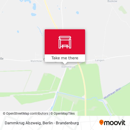 Dammkrug Abzweig map