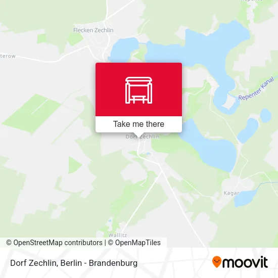 Карта Dorf Zechlin