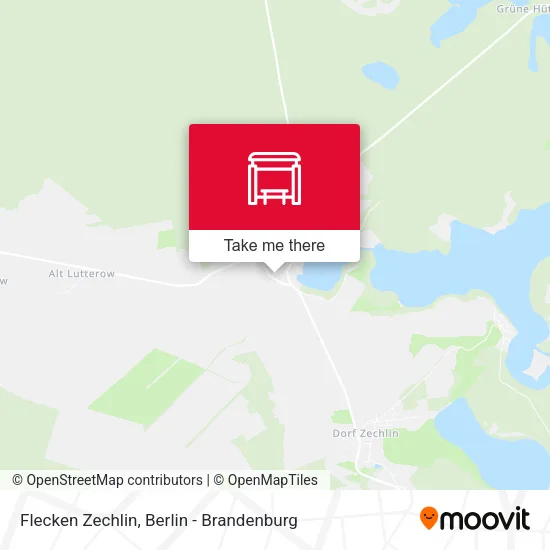 Карта Flecken Zechlin