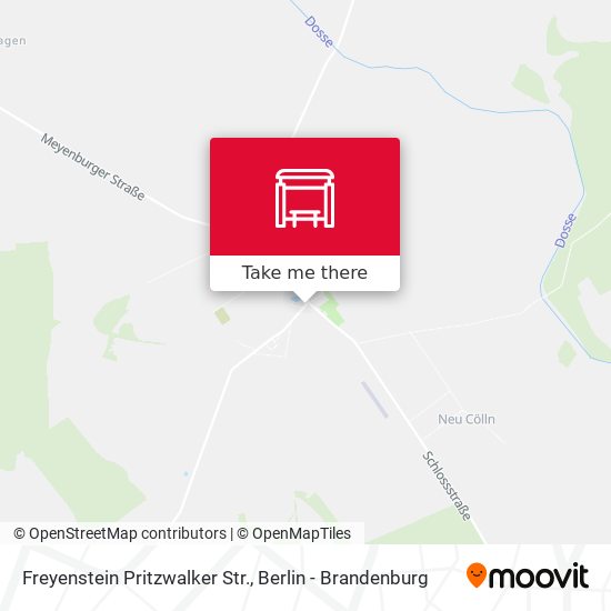 Freyenstein Pritzwalker Str. map
