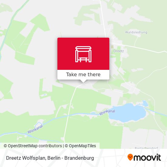 Dreetz Wolfsplan map