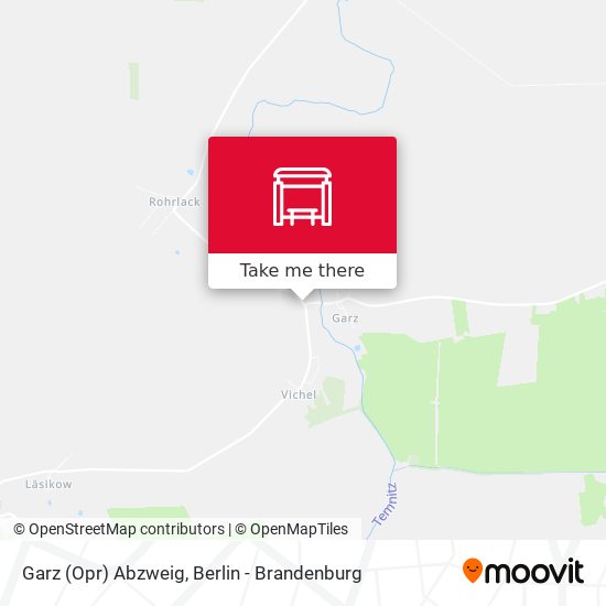 Garz (Opr) Abzweig map
