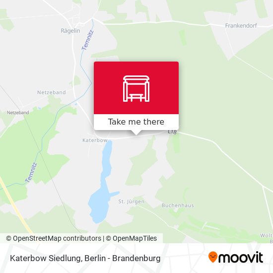Katerbow Siedlung map