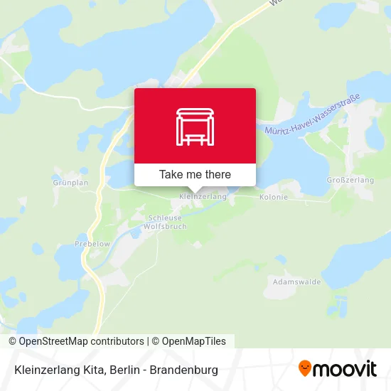Карта Kleinzerlang Kita
