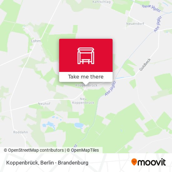Koppenbrück map
