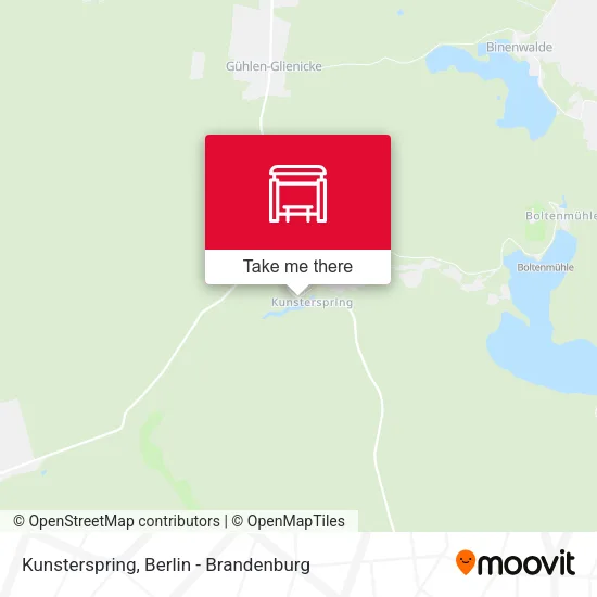 Kunsterspring map