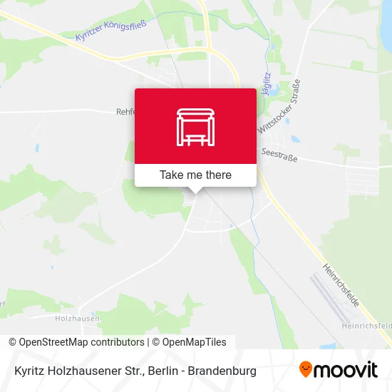 Карта Kyritz Holzhausener Str.