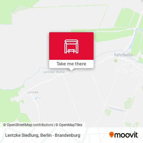 Lentzke Siedlung map