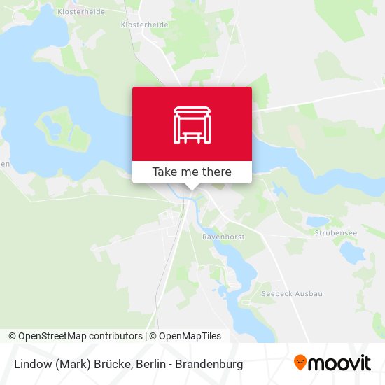Lindow (Mark) Brücke map