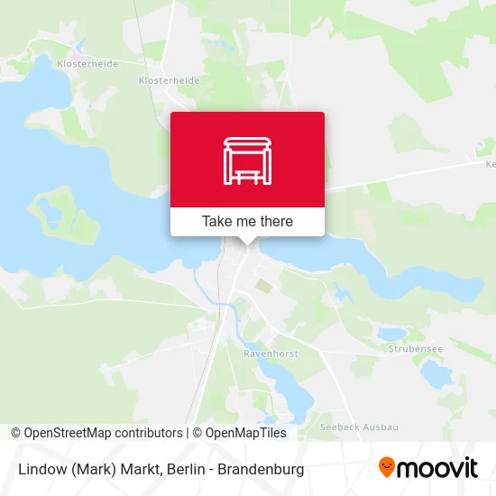 Lindow (Mark) Markt map