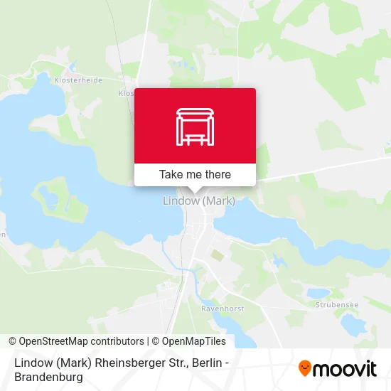 Карта Lindow (Mark) Rheinsberger Str.