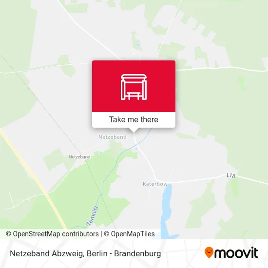 Netzeband Abzweig map