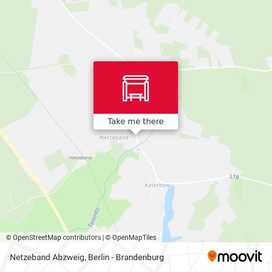 Netzeband Abzweig map