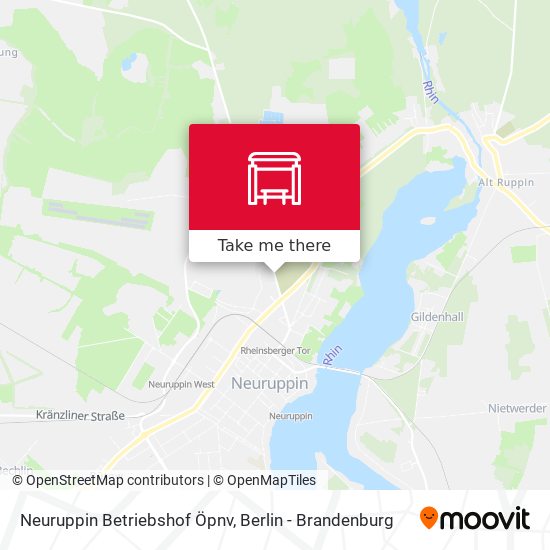 Neuruppin Betriebshof Öpnv map