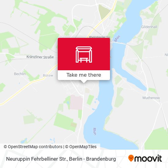 Neuruppin Fehrbelliner Str. map