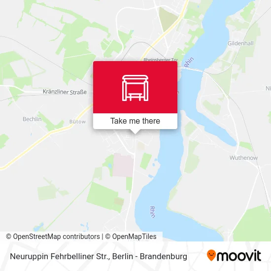 Neuruppin Fehrbelliner Str. map
