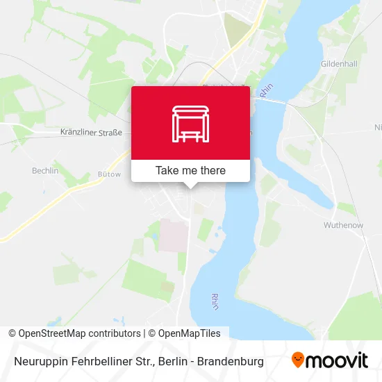 Neuruppin Fehrbelliner Str. map