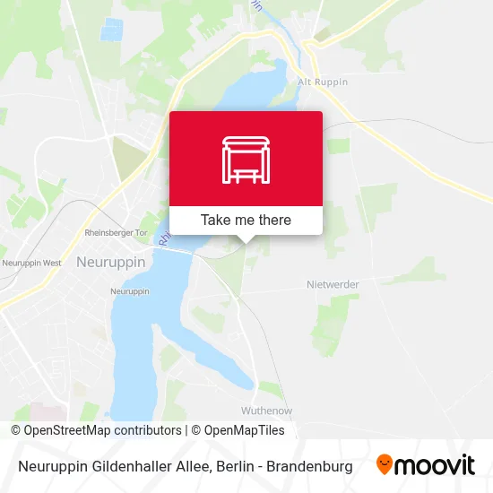 Neuruppin Gildenhaller Allee map