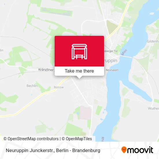 Карта Neuruppin Junckerstr.