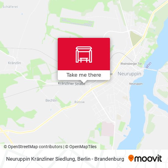 Neuruppin Kränzliner Siedlung map
