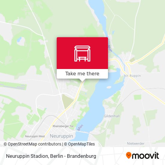 Neuruppin Stadion map