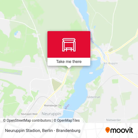Neuruppin Stadion map