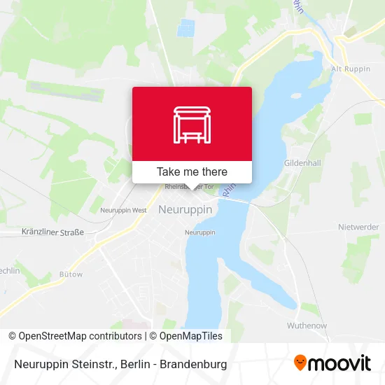 Карта Neuruppin Steinstr.