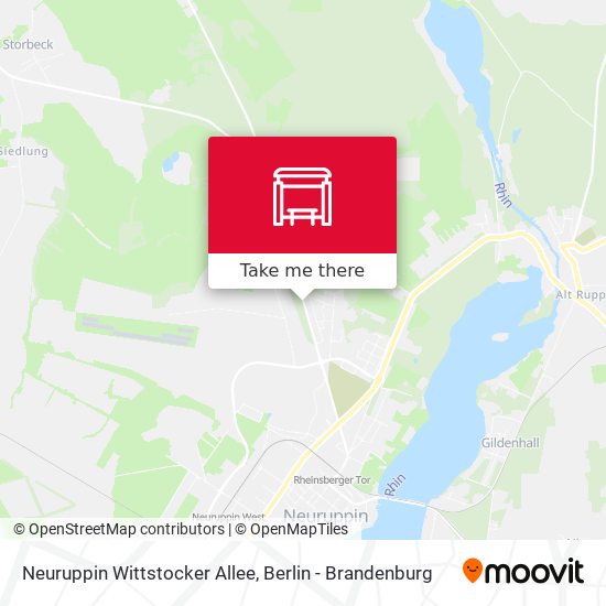 Neuruppin Wittstocker Allee map