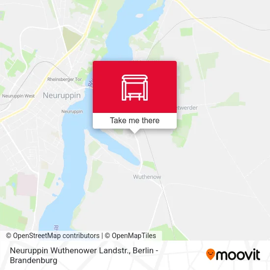 Карта Neuruppin Wuthenower Landstr.
