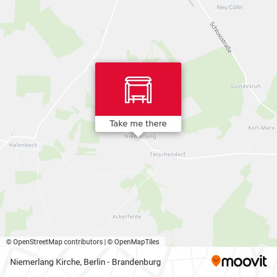 Niemerlang Kirche map