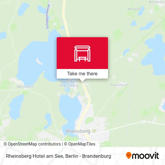 Rheinsberg Hotel am See map