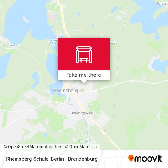 Rheinsberg Schule map