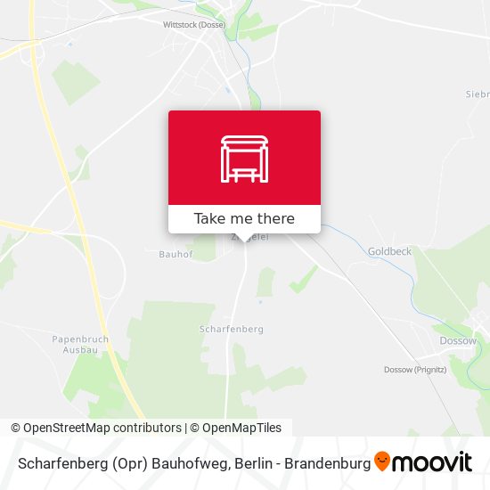 Scharfenberg (Opr) Bauhofweg map