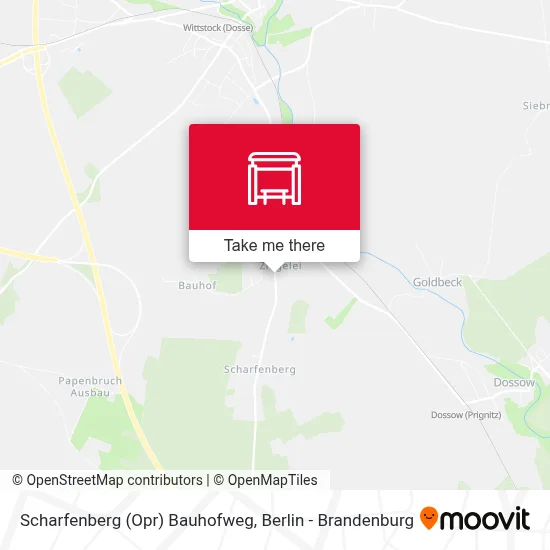 Scharfenberg (Opr) Bauhofweg map