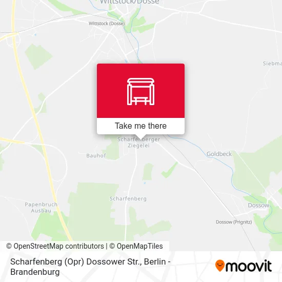 Scharfenberg (Opr) Dossower Str. map