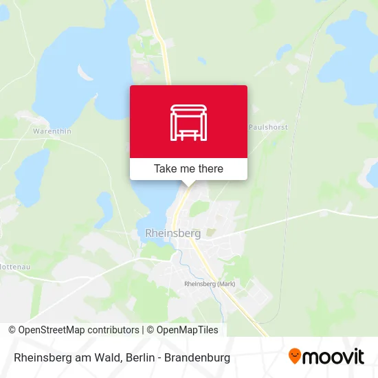 Rheinsberg am Wald map