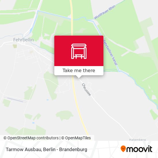 Tarmow Ausbau map
